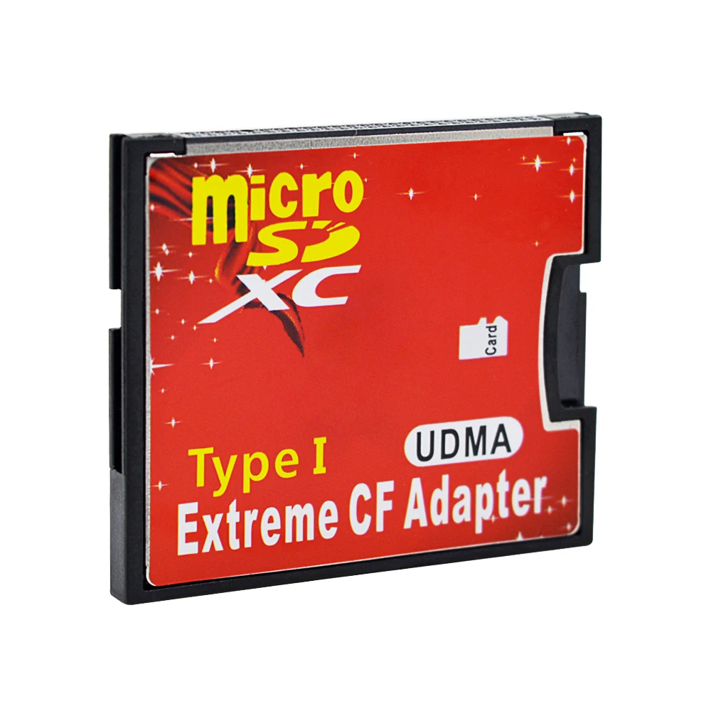 CHIPAL Высокое качество Micro SD TF для CF адаптер для MicroSD SDHC SDXC Для Compact Flash type I карта памяти с розничной посылка