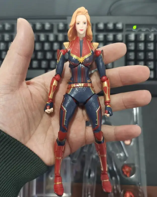 Marvel Мстители конец игры Марвел Капитан соединение из ПВХ подвижные фигурки