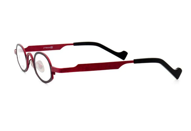 

Small Size Vintage B-Titanium Glasses Frames Women Full Rim Myopia Eyewear Brand Designer Clear Lens Optical Eyeglasses Men