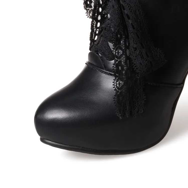 Женские туфли на высоком каблуке лодочки Тонкие Туфли с круглым носком