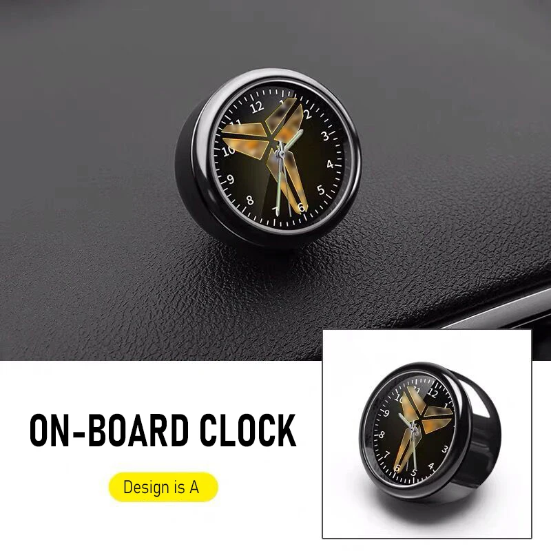 Автомобильные мини часы для приборной панели внутренние цифровые с держателем