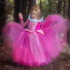 Платье для девочек, косплей Эльзы на Хэллоуин, платье принцессы для сна, Рождественский костюм вечерние детская одежда для девочек