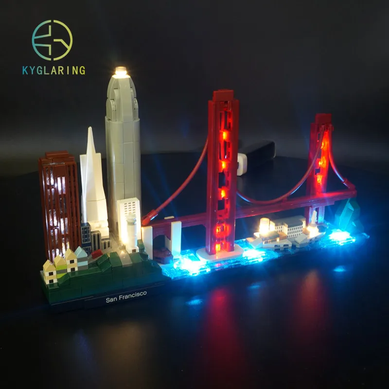 Kyglaring Led Light Up Kit For LEGO 21043 Architecture San Francisco Set (NOT Include The Model) | Лампы и освещение