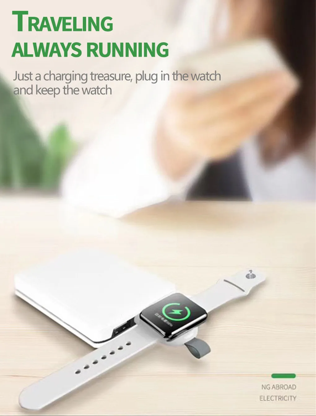 Ouhaobin Магнитный USB беспроводное зарядное устройство док-станция для Apple Watch