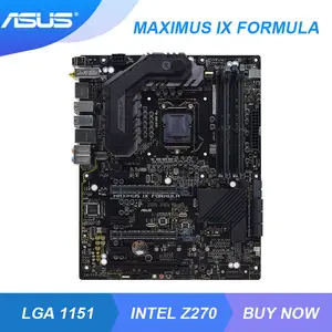 asus rog maximus ix formula lga 1151 intel z270 mining motherboard ddr4 64gb core i7 7700k 6700k cpus 2×m 2 pci e 3 0 hdmi atx free global shippi