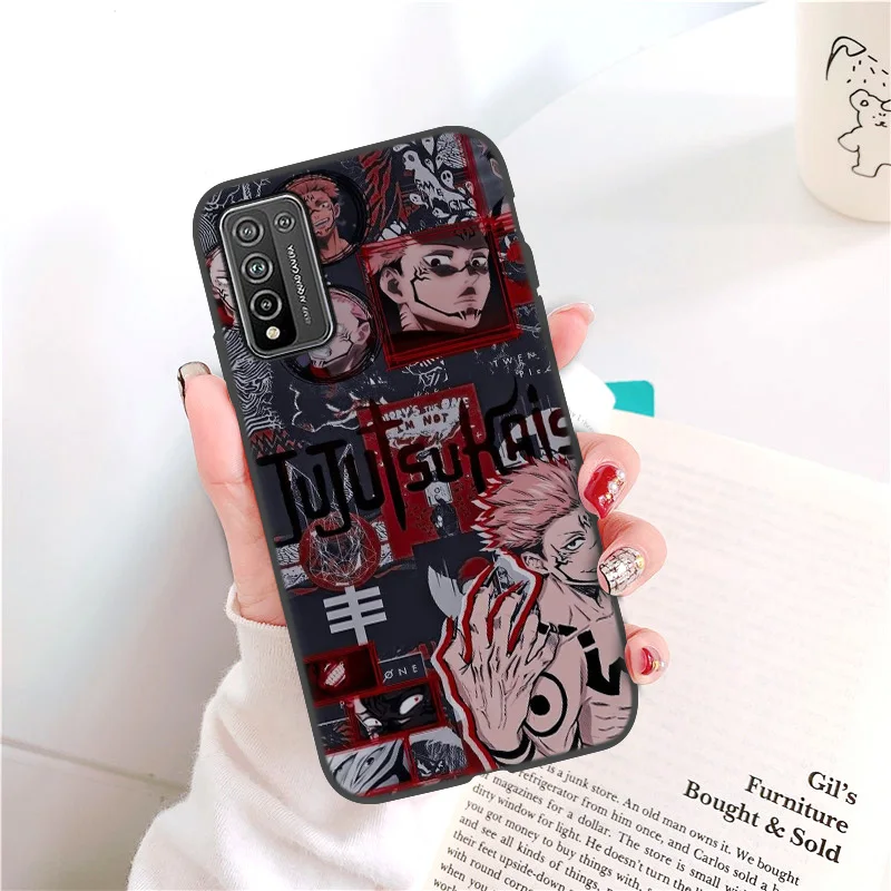 For Huawei Nova 5T Case Jujutsu Kaisen Anime Case For Honor 10 10X Lite Case Honor 10i 20 9X Pro 9A 9 9i Honor10 Lite Cover Etui