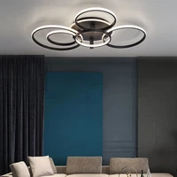 app control 110v 220v modern led chandelier lighting for bedroom living room aluminum lustre ceiling chandelier lighting fixture