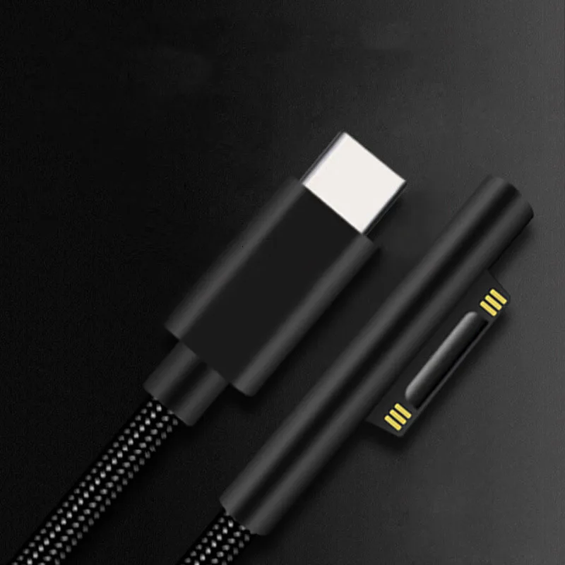 Блок питания USB Type-C 65 Вт 15 В 3 А для Microsoft Surface Pro 4 5 6 Go зарядный адаптер PD кабель шнур