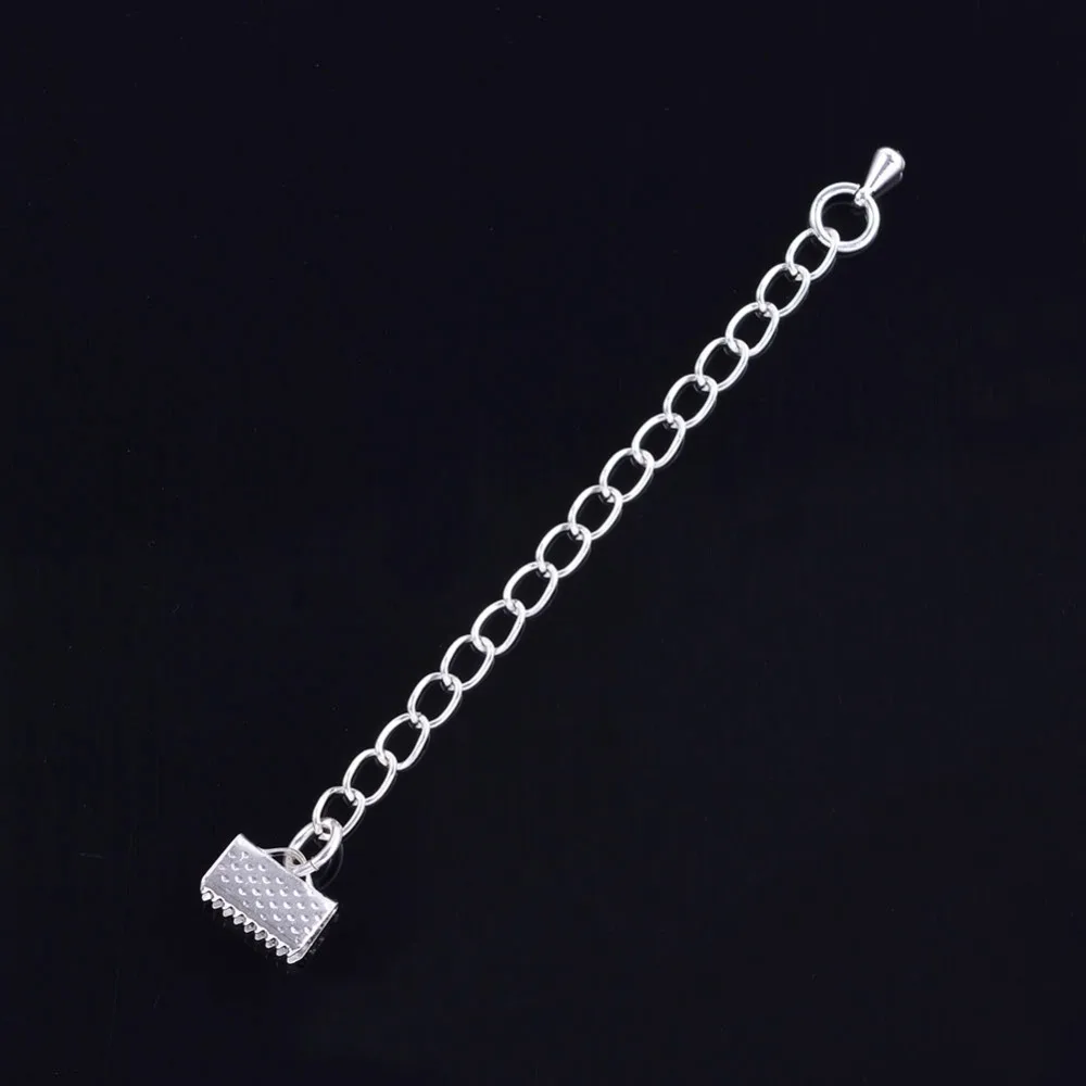 50 шт. Концевики для застежки карабина|end clasp|leather cordleather cord end caps |