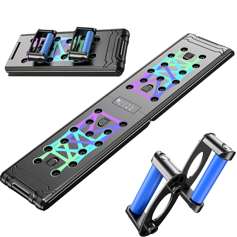 

Folding Push Up Board Smart Counting Abdominal Muscle Trainer Sports Home Fitness Equipment For Body Building Push-Ups Stands