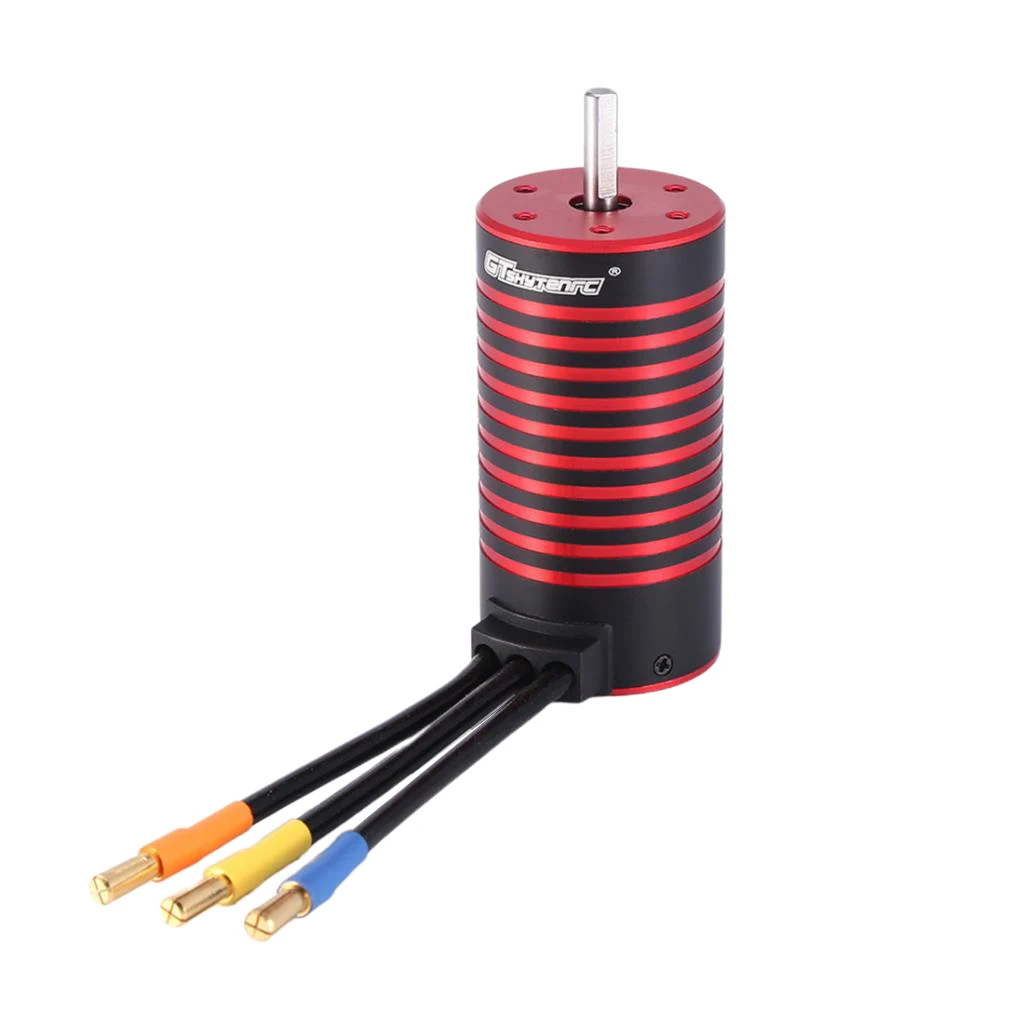 Motor sin escobillas 2050KV/2650KV, para 1:10 3S 4S 1:8, coche de carreras a control remoto, actualizaci&oacute;n de cami&oacute;n-0