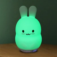 cartoon mini usb rechargeable cute animal zodiac shooting light wireless bluetooth speaker music lamp sensor led colorful light