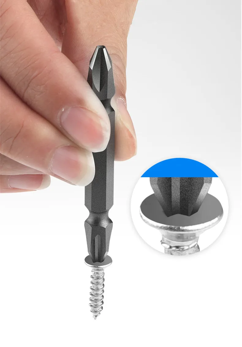 65 мм PH2 Магнитная противоскользящая электрическая Ударная дрель Phillips