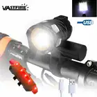 Водонепроницаемый велосипедный фонарь с зарядкой через USB, ночное предупреждение о скорости велосипеда, лампа с задним фонарем, велосипедные аксессуары