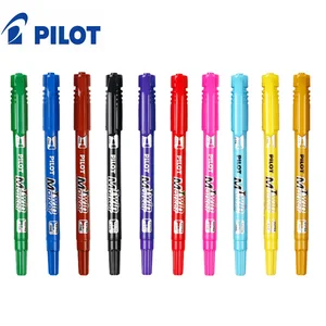 3 Pcs PILOT Double-head Highlighter For Marking Multi-function Watercolor Highlighter Drawing Student  Stationery SCA-TM
