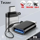 Переходник с USB на Type C, Type C на Micro Usb, конвертер для телефона Macbook, OTG, зарядный кабель для Xiaomi, Huawei, адаптер USB C для Android