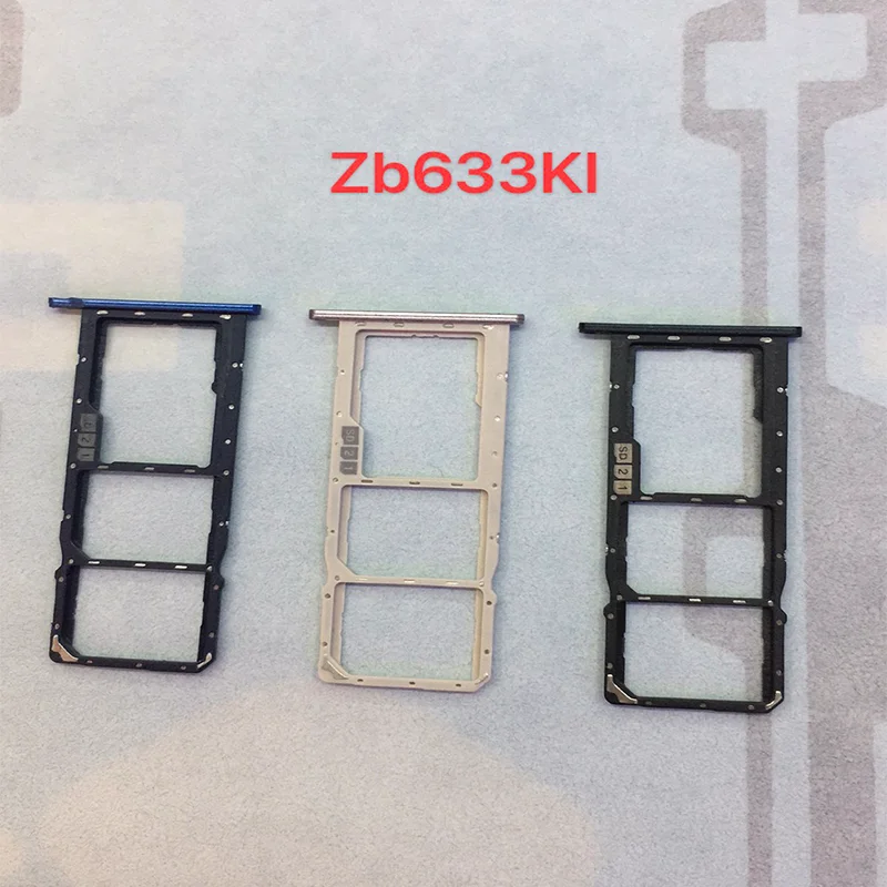 Держатель слота для Sim карты ASUS Zenfone Max (M2) ZB633kl адаптер Запасная часть|Шлейфы