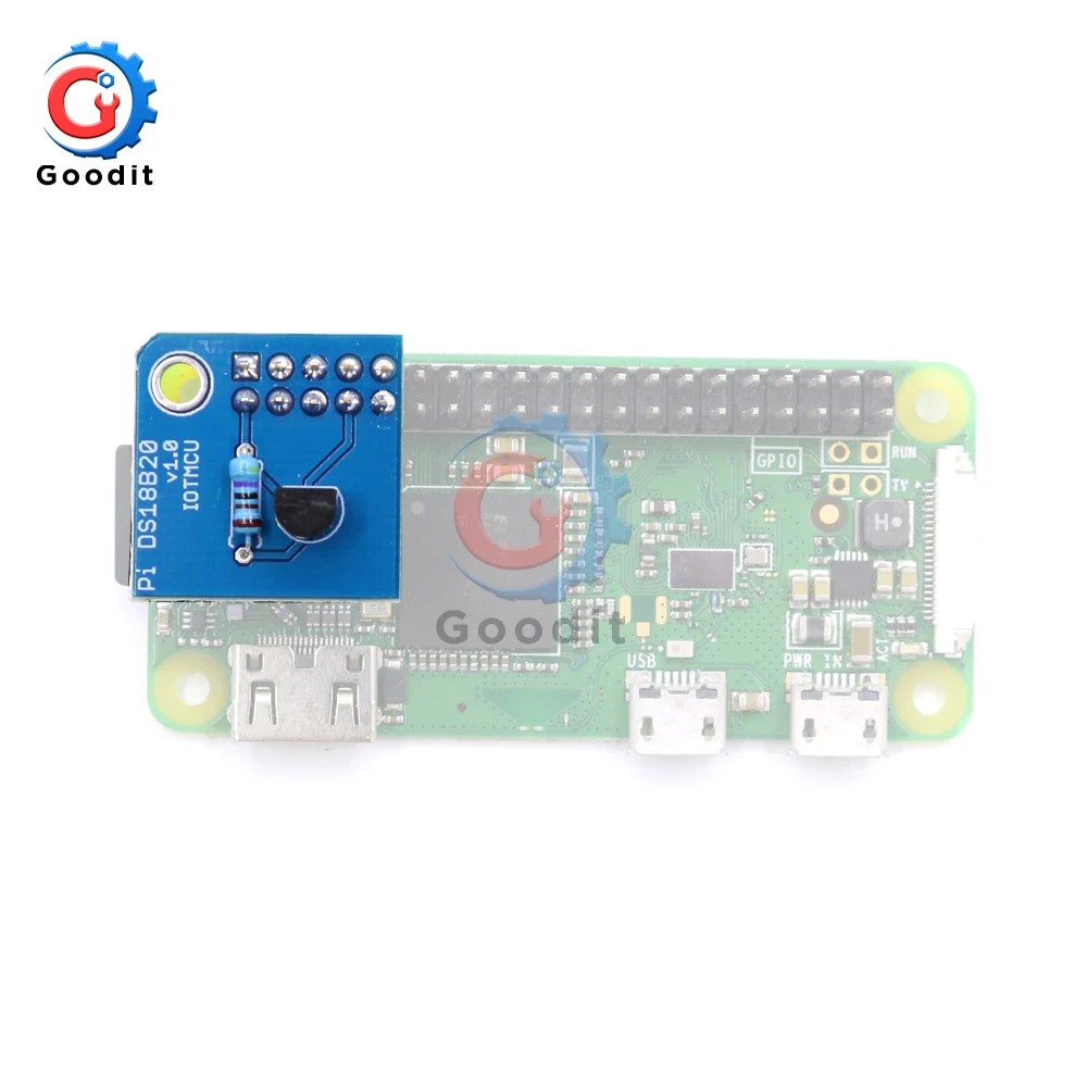 Модуль датчика температуры DS18B20 3 В 1 проводной интерфейс для Raspberry Pi 1/2/3/A +/B +