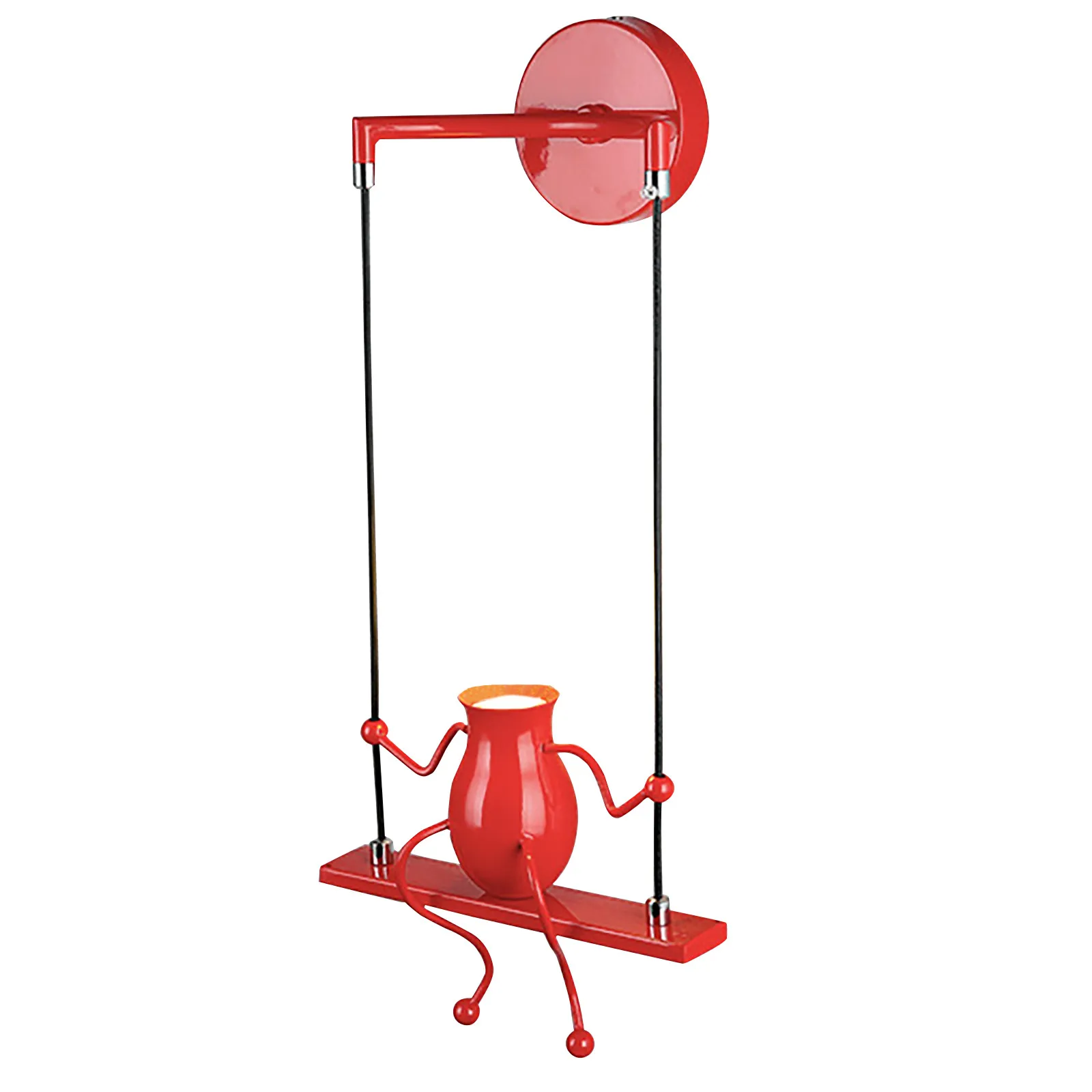 

Iron Led Wall Lamp American Creative Wall Lights Metal Cartoon Robot Sconce Wall Light bedroom Children room Luminaire#55