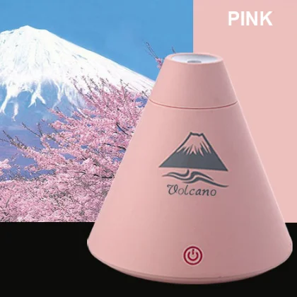 Увлажнитель воздуха USB ультразвуковой Мини-вулкан формы 160 мл с эфирным маслом диффузор для дома.