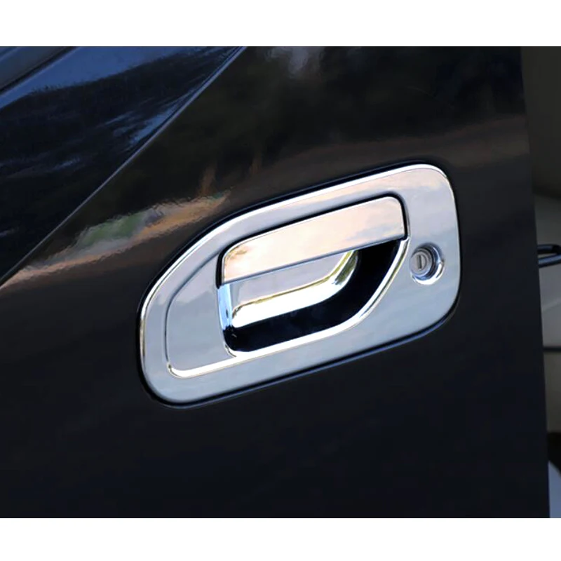 Для Nissan NV200 Evalia 2010 2018 новая хромированная боковая Дверная ручка Крышка Чаша