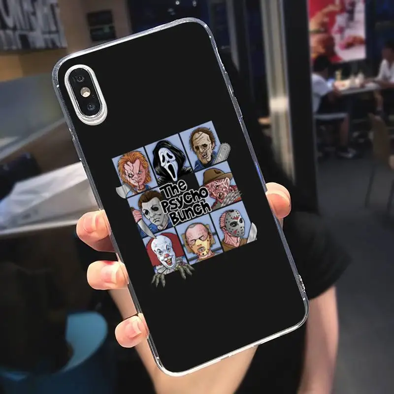

Horror Prison Movies Phone Case Transparent soft For iphone 5 5s 5c se 6 6s 7 8 11 12 plus mini x xs xr pro max