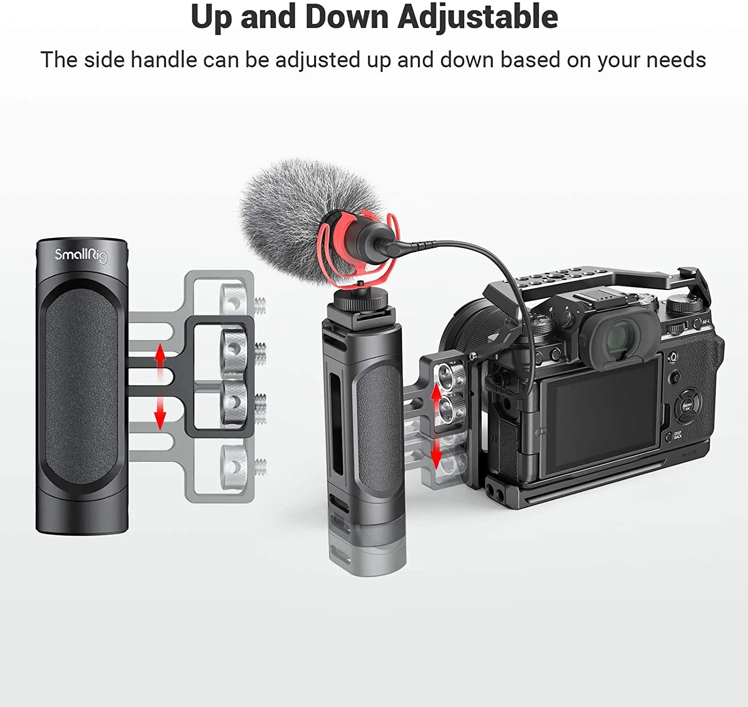 Универсальная мини-клетка Smallrig с боковой ручкой для камеры Sony Canon Nikon ручка-клетка