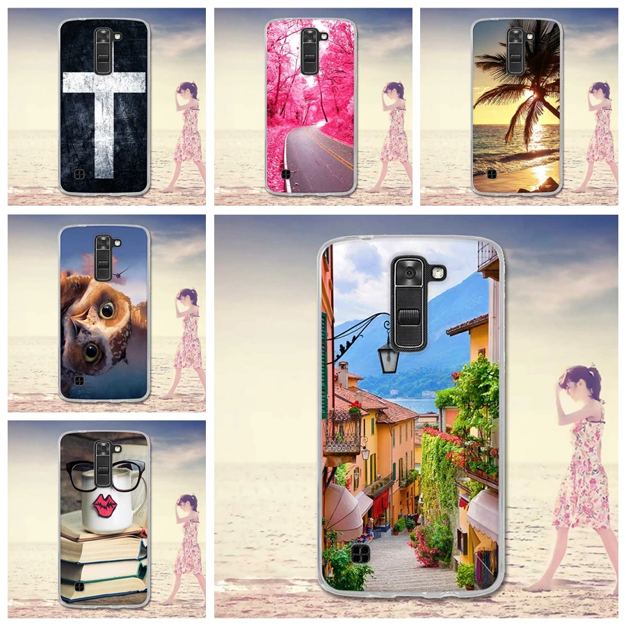 Чехол для LG K7 X210 X210DS MS330 Tribute 5 Dual SIM M1 TPU 3D рельефный силиконовый чехол LS675 Q7 0 дюймов s