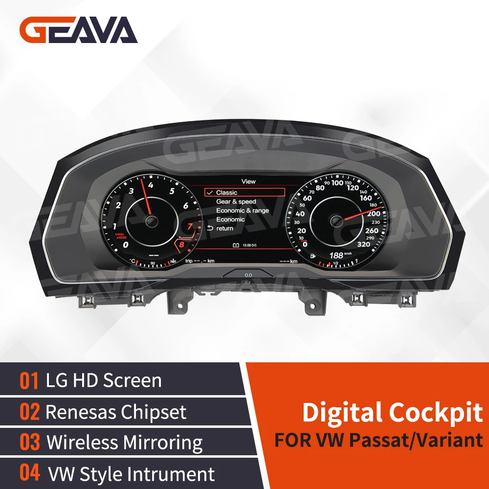 Панель цифровая для приборной панели кластер виртуального инструмента в кабине