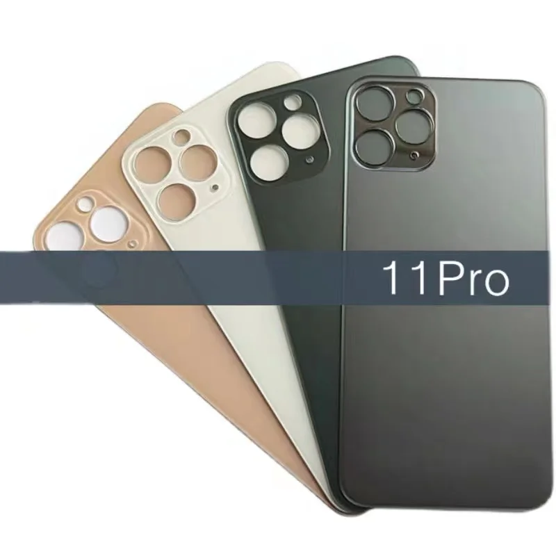For iPhone12MINI 12 12PRO 12PROMAX Back Glass Battery Cover High Quality Big Hole Rear Door Housing parts Replacement