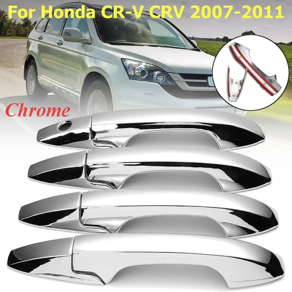Наклейка на рамку дверной ручки автомобиля для Honda CR-V CRV SUV 2007 2008 2009 2010 2011
