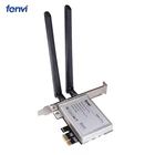 Преобразователь Fenvi Mini PCI-E-PCI-E X1 с 2*6DBIantenna для Intel Broadcom Half Size Wi-Fi сети 7260 6300 6250 3160