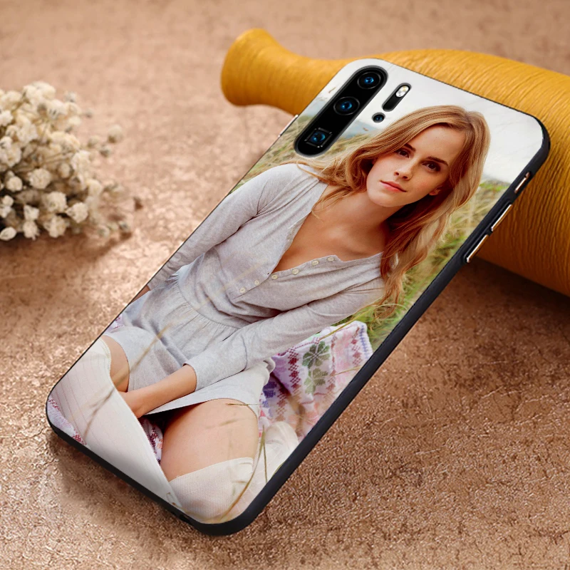Красивая звезда Эмма Уотсон для huawei Y6 Y7 2018 Y9 Prime 2019 mate 10 20 Pro Nova2 3 4 Lite Nova 2i 3i 5i Мягкий