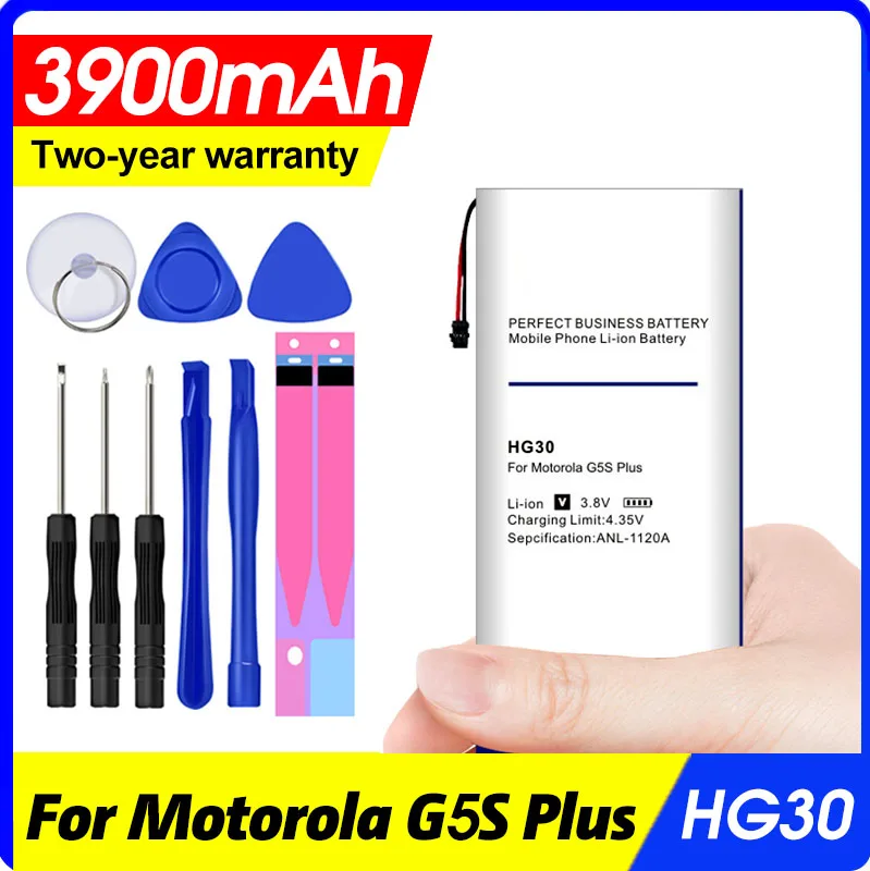 Аккумулятор HG30 3900 мАч для Motorola Moto G5S Plus Двойной аккумулятор XT1791 XT1792 XT1793 XT1794 XT1795 XT1805