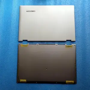 original 13 3laptop lcd rear lid for lenovo yoga 2 pro 13 back chassis cover top shell bottom base lower case silver orange free global shipping