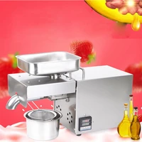 wholesale small household oil press intelligent temperature control stainless steel kitchen appliances cooking oil oil press