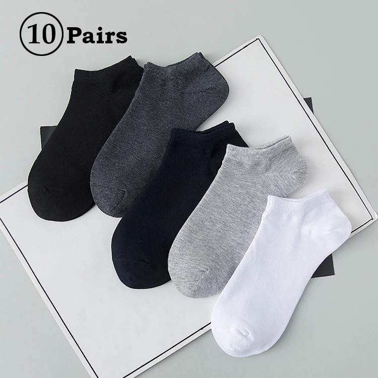 

10 Pairs Shark Socks Men Socks Cotton White Socks Low Cut Wholesale Socks Mens Socks Sock Envios Gratis A Estados Unidos Ulzzang