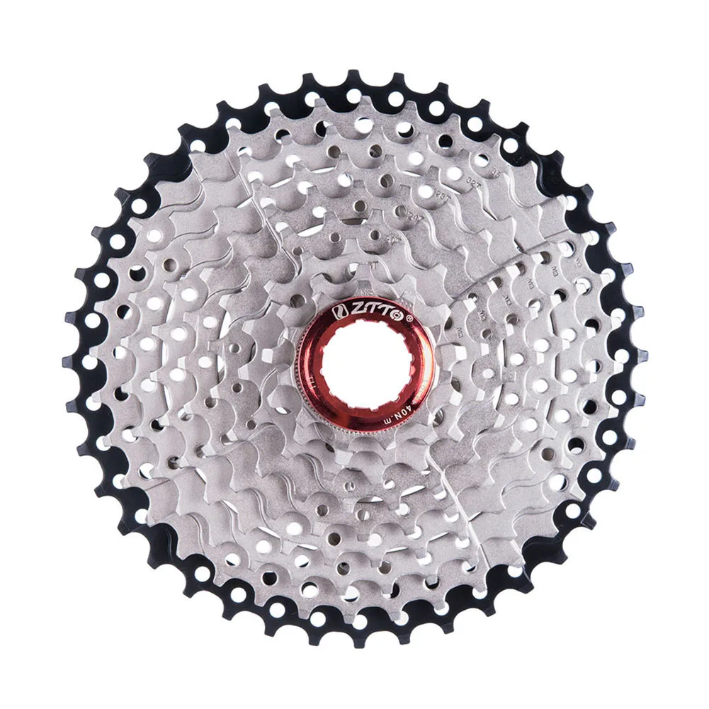 

ZTTO 9 Speed 11-40T MTB Mountain Bike Bicycle Cassette Sprocket Freewheel Aluminum Alloy Cassette Bike Free Wheel Bracket Sprock