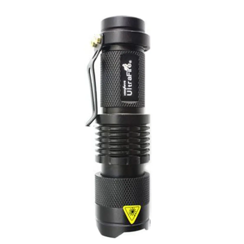 

Flashlight Dimming Mini Glare Outdoor Flashlight Sk68 Dual-Purpose Power Supply Telescopic Zoom Flashlight