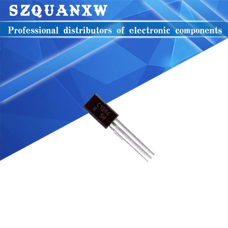 

20pcs 2SC1384 NPN Transistor for Audio Application 1W 60V 60V 1A TO-92L C1384