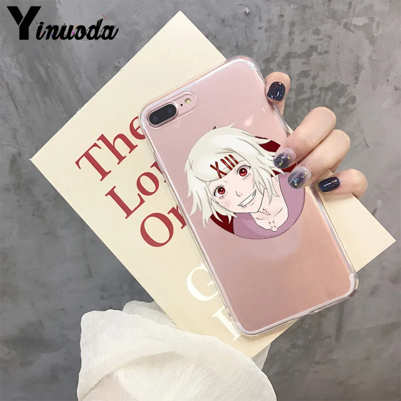 Yinuoda аниме JUUZOU SUZUYA Tokyo Ghouls очаровательный чехол накладка для телефона Apple iPhone 8 7 6 6S