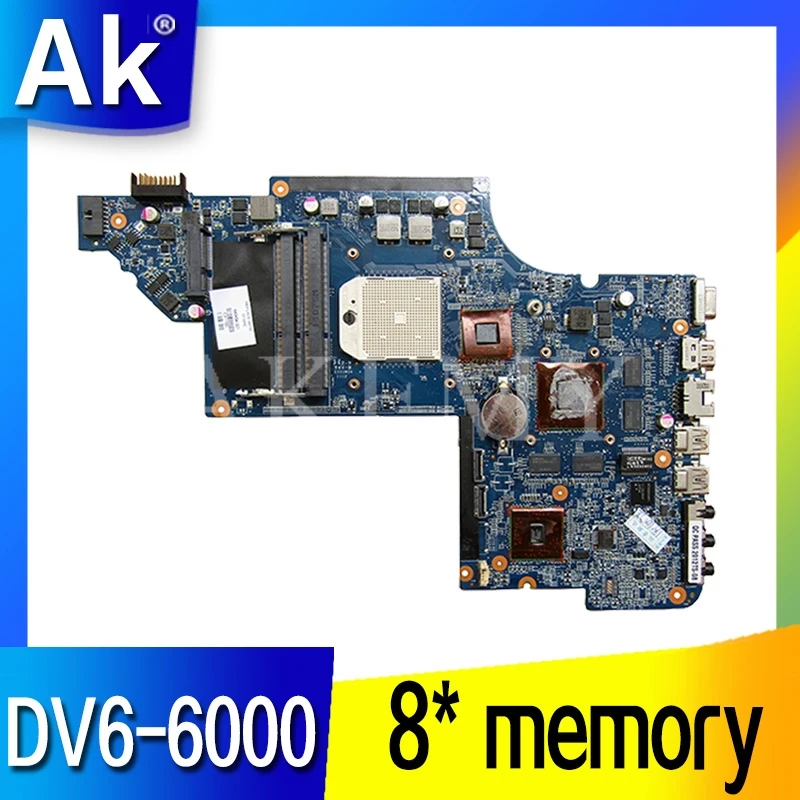 

665281-001 650854-001 аккумулятор большой емкости 55.4RI01.261G для струйного принтера HP Pavilion DV6 DV6-6000 ноутбук материнская плата Гнездо FS1 HD6750M 1 Гб