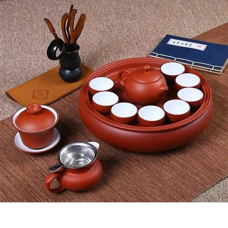 

Gongfu Garden With Infuser Ev Dekorasyon Aksesuarlar Teaset Kung Fu Teaware China Pot Home Decoration Accessories Tea Set