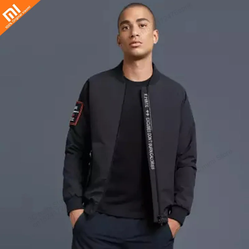 Мужская куртка youpin из искусственной кожи ветрозащитная теплая уличная мода