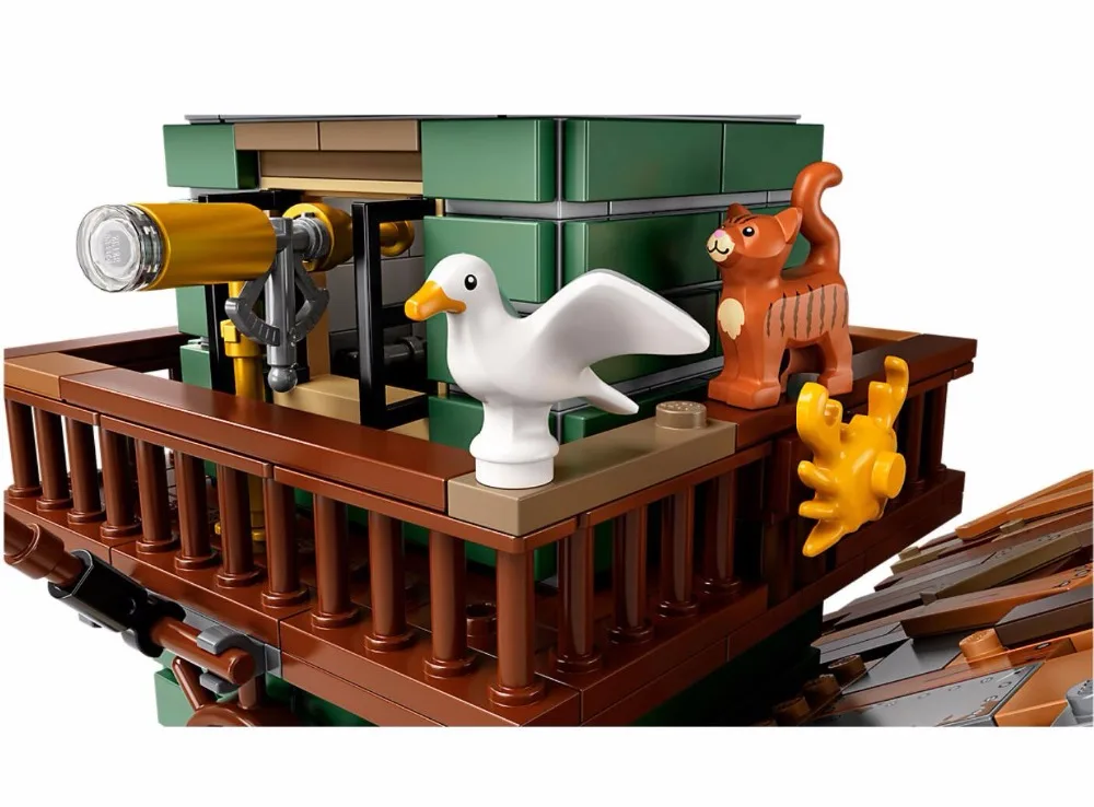 Lepinblocks 16050 старый Рыболовный магазин серия MOC совместима с LEGOin 21310 набор