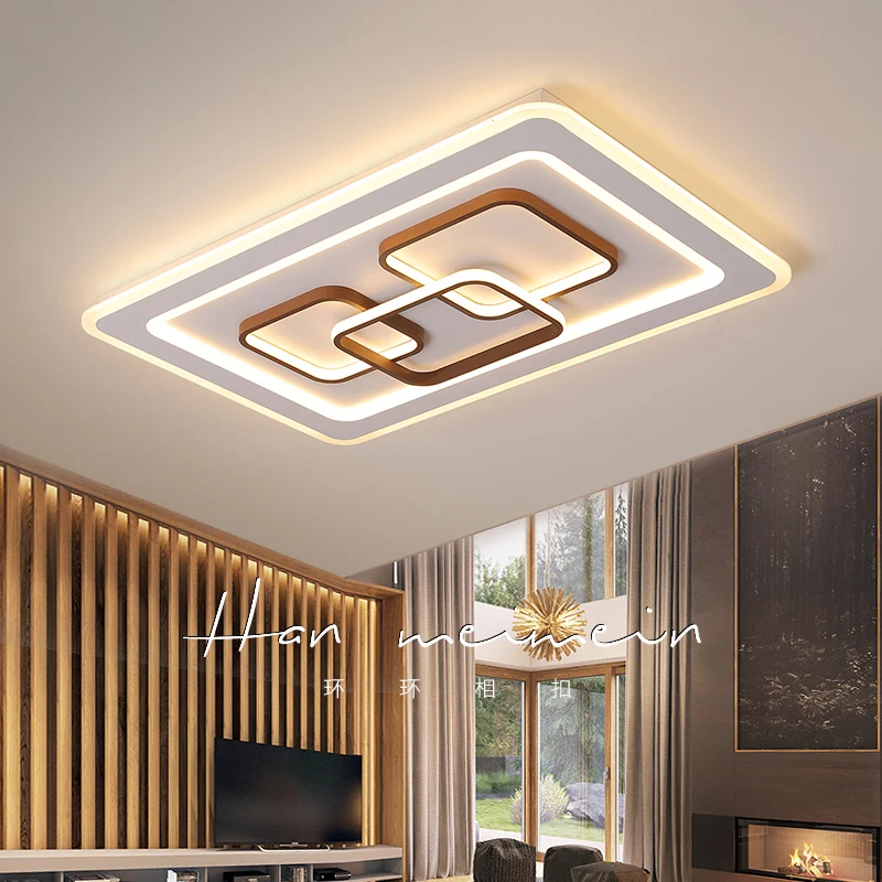 

New Modern Led Ceiling Lights For Living Room Bedroom Study Room White Finished Home Indoor ceiling lamp fixtures 110V 220V