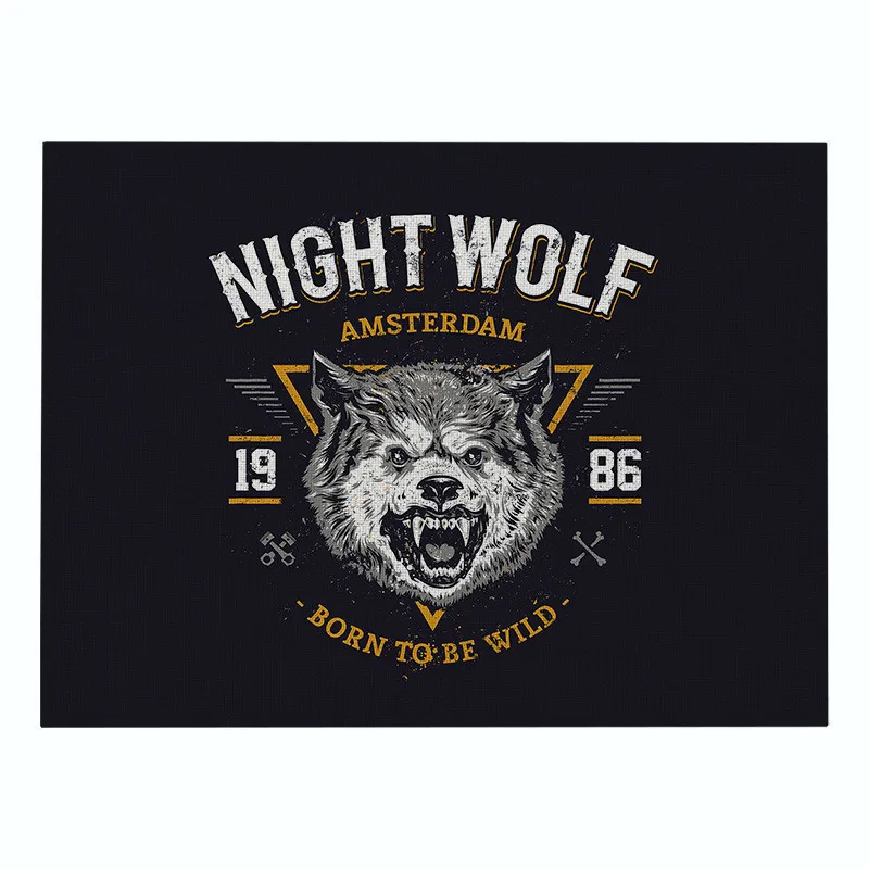 3D с принтом в виде животных коврики для волка на постельном белье изоляции