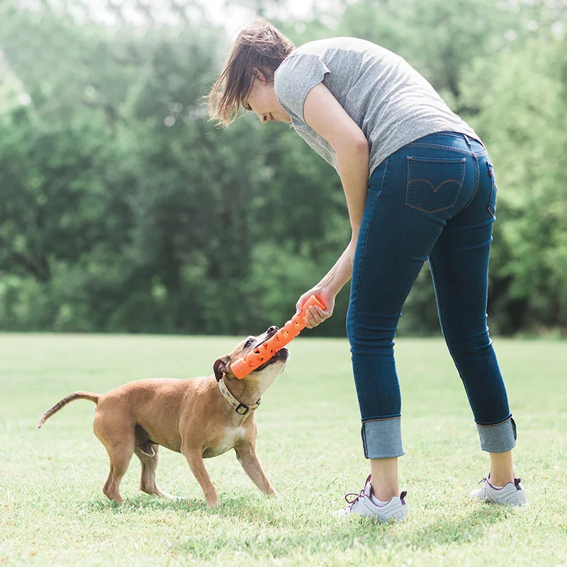 

Chuckit Dog Breathing Toy Ball Rubber Toy Stick Bouncy Ball Easy to Bite and Breathe and Bite Resistant