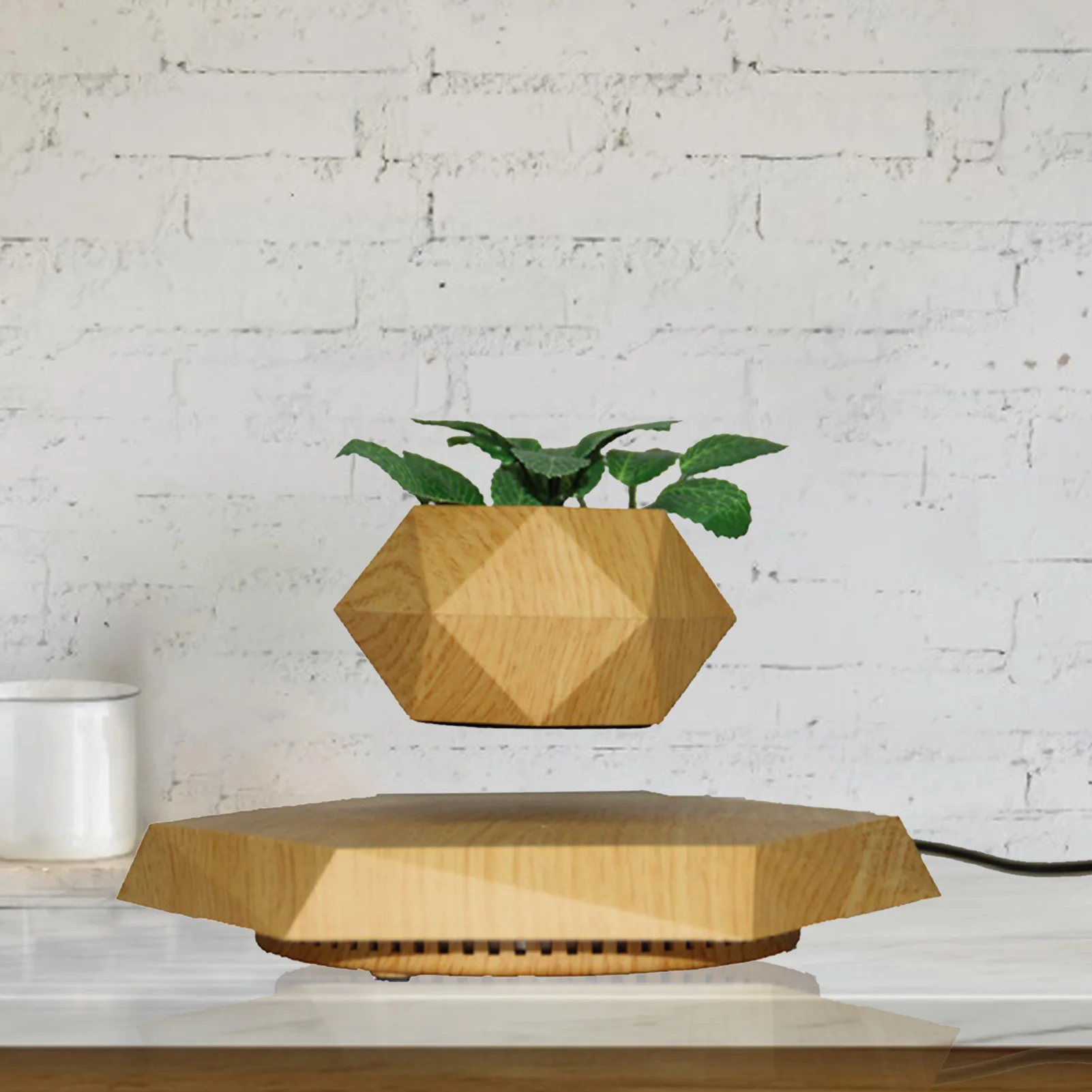 

High Quality Magnetic Pot Innovative Levitating Air Bonsai Fit Office Home Bed Side Planter Rotating Garden Flower Pot Planters