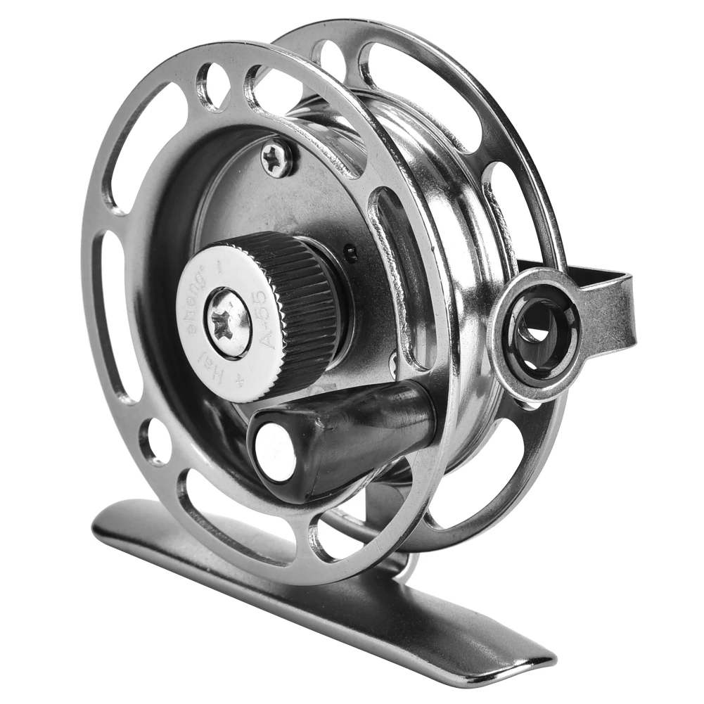 Мини барабан рыболовная уток портативная зимняя катушка для ледовой рыбалки